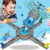 Toys Magic Flying Drone Toy With Lights, Mini UFO Toy Suitable For Multiplayer Competition Indoor Outdoor Christmas Birthday Catapult Drone