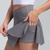 Dames Geplooide Tennisrok met Zakken Shorts Atletische Rokken Crossover Hoge Taille Atletische Golfskorts Workout Sportrokken 240119