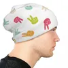 Berets Hands colorés gestes Cap Vintage Men Femmes Skullies extérieurs Skullies Bonsieurs Été What Wrap Bonnet Tricot