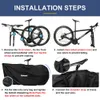 Rhinowalk Mountain Bike Carry Bag för 26-27,5 tum Portable Cycling Bike MTB 700C Travel Bycicle Accessories Outdoor Sport 240119