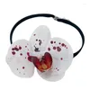 Girocollo Collana Phalaenopsis Collana con fiori in tessuto vintage per donne e ragazze