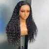 180% Density Grade 12A 10A Malaysian Peruvian Indian Brazilian Deep Wave 13x4 HD Lace Frontal Wig 22 Inch 100% Raw Virgin Remy Human Hair