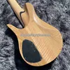 الفراشة النادرة الفائقة Buckeye Burl Yin Yang Imperial 6 Elite Matte Electric Bass Guitar Guitar Thrugh Body Body Body Maple Neck Hardware