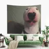 Wandtapijten Grappig Walter Dog Meme Tapestry KwaiiAnimal Honden Tapijt Muur Opknoping Kamer Decoratie Esthetische Outdoor Vlaggen Deken Yoga