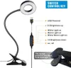 Schreibtischlampen Schiff von RU Tischlampe Schlafzimmer Buchlicht USB-LED-Mini-Schreibtischlampe zum Anklemmen Flexibles Nachtlicht Faltbare Leselampe für Reisen YQ240123