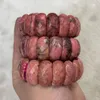 Bangles Natural Rhodonite Stone Beads Armband Natural Gemstone Jewelry Bangle For Woman For Man Wholesale!