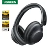 Headsets ugreen hitune max5 hybride actieve ruisonderdrukking hoofdtelefoon hi-res ldac sound bluetooth 5.0 hoofdtelefoon multipoint verbinding j240123