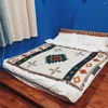 Mantas Aggcual Geométrica Bohemia Manta para sofá Tribal Cubierta étnica Colcha en la cama Toalla de lujo Tapiz Alfombra