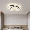 Taklampor vardagsrumslampa modern enkel atmosfär designer sovrum huvud 2024 hushåll minimalistisk hall