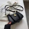 حقائب المساء Hifashion Vinatge الكتف الإبط الصغير للنساء 2024 مصمم الاتجاه Crossbody Bag Bag Pu Leather Leany Ladies Hands و Hands