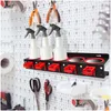 Lavadora de carros Garage Wash Tool Rack Montado na parede Garrafas de spray Suporte de armazenamento Loja de beleza Cabide Detalhando Acessórios Drop Deliv Dhsnf