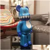 Film Oyunları Est% 400 28cm 0.6kg CHOMPER BEARBRICK PVC Bluetooth Moda Ayı Figürleri Koleksiyonerler İçin Oyuncak Sanat İş Modeli Dekorat DHY5O