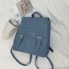 Borse da scuola Borsa da donna Borsa in PU moda retrò stile college britannico Borsa uniforme JK Zaino per ragazze Spalla da viaggio di grande capacità