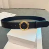 Designer koeienhuid riem Luxe riem Klassieke riemen Luxe geruite presbyopie Gestreept leer Klassiek Zwaluwpatroon Riem Gesp Letters Fijne leren riem