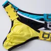 Cuecas 3 Pçs / Set Mens Underwear Sexy Lingerie Homem Gay Jockstrap Briefs Slip para Homens BS3109