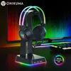 Гарнитуры Игровые наушники ONIKUMA RGB с гибким микрофоном HD Игровые гарнитуры 3,5 мм для ПК Xbox PS4 PS5 Switch Компьютерные игры J240123