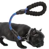 Dog Collars Heavy-Duty Leash Durable Pet Collar Strong Traction Rope Reinforced Training Tool Dogs Products For Medium Large