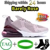 2024 Mens 270s Running Shoes Barely Rose Triple Red Black White Hot Punch Medium Olive Sneakers Summer Flat Runner Shoe Dusty Cactus Black Volt Men Women Sport Trainer