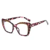 Sunglasses Frames 2024 Fashion Vintage Floral Optical Anti-blue Glasses For Women Brand Square Patchwork Eyeglasses Frame Female Oculos