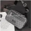 2023 Taille Taschen Männer Frauen Leder Sport Runner Fanny Pack Bauch Bum Bag Fitness Laufgürtel Jogging Beutel Back Grid 51888 Drop Deli Dhdwh