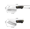 Torchia di portachiavi in acciaio inossidabile tasca da coltello mini piccolo coltello appeso manico in legno pieghevole coltello da frutta per autodifesa per autodifesa