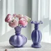 Vasos vaso francês premium sentimento vintage fenton flor abóbora impressão arranjo decorativo decoração de casa decoração