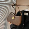 حقائب المساء Hifashion Vinatge الكتف الإبط الصغير للنساء 2024 مصمم الاتجاه Crossbody Bag Bag Pu Leather Leany Ladies Hands و Hands