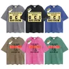 MENS DESIGNER GU T-SHIRT Vintage Retro Washed Shirts Luxury Brand T Shirts Womens kortärmad T-shirt Summer Causal Tees Streetwear Tops Clothes Olika färger-74