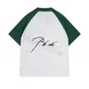 Rhude Summer Brand Embroidered Polo Shirt Men Hot High QualityMen's半袖通気性トップビジネスカジュアルポロRhudeシャツ