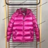 High-End-Designerjacke Monleer Herren Parkas Damen Wintermäntel Kältebeständig 90 Weiße Entendaunen Kurze Freizeitjacke mit Kapuze