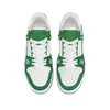 Designer Sneaker Virgil Trainer Chaussures de course en cuir de veau Abloh Blanc Vert Rouge Bleu Lettre Superpositions Plateforme Mode Luxe Baskets Basses