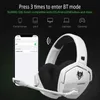 Fones de ouvido NUBWO G06-BT (versão 3031) Fone de ouvido sem fio para jogos para PS4 PS5 PC sobre fones de ouvido com microfone 2.4G 3.5 Fone de ouvido com fio para jogos J240123