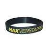 Display 10 stks/partij Racing Armbanden Siliconen Polsbandjes voor Outdoor Sport Vettel Leclerc Formule Driver Bands Cadeau voor Man en Kinderen