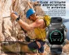 KR80 남성의 스포츠 스마트 워치 2 인치 650mAh 배터리 용량 선물 건강 심박수 혈액 산소 나침반 GPS 운동