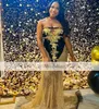 Sparkly Mermaid Sequin Evening Gowns 2024 Strapless Formal Occasion Dresses For Women Prom Gala Party Gowns