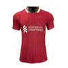 VIRGIL 24 25 MAC ALLISTER DARWIN fans Player Soccer Jerseys SZOBOSZLAI M. SALAH THIAGO LUIS DIAZ JONES maillot de football à domicile kit enfants uniformes