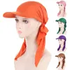 Boll Caps Women's Hats Muslim Multicolor Hijab Baseball Cap Classic Turban Hat Headscarf Sun Scarf Outdoor Brim Sunshade