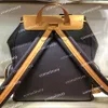 Whole Mountain Backpack Trio Bosphore 44658酸化レザーダブルショルダーチェーンバックパックトラベルバッグ男性女性学校バッグ269h