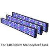 Éclairages lumière Led d'aquarium lampe à Led pour Aquarium lumière Led Marine pour récif Aquarium éclairage corail contrôleur intelligent