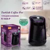 Coffee Makers 2023 New Semi-automatic Coffee Machine 500ml Portable Heating Insulation Coffee Capsule Multifunctional Cappuccino Coffee Pot YQ240122