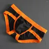 Underpants Men U Bulge Pouch Briefs Sexy Underwear Man Fitness Sport Breathable Ribbed Panties Male Low Rise Big Penis Pocket