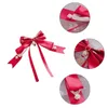 Hårtillbehör Girls Big Bowknot Clip Long Ribbon Bows Barrettes Stora Bow Printed Clips Eleganta ornament