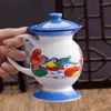 Mugs 400ml Cup Creative Mug Office Coffee Juice Milk Ceramic Handicraft Antique Tableware
