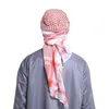 Scarves 1Pcs Palestine Bandana Muslim Shemagh Scarf Islamic Traditional Costumes Square Neck Wrap Plaid Shawl Ramadan Pray Caps