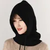 قبعة Berets Ladies Winter Balaclava قبعة محبوكة سميكة خفيفة الوزن للجنسين للحماية اليومية للدفء عن رقبة