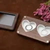 Visualizza scatola portafedi in legno personalizzata per fedi nuziali di fidanzamento scatola portafedi in legno personalizzata per matrimoni rustici