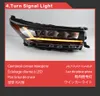 LED LED أثناء النهار ، قم بتشغيل رأس الإشارة إلى Toyota Highlander Car Headlight 2018-2021 High Beam Projector Lens