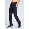 Esportes masculinos calças soltas treinamento correndo lazer punhos com zíper respirável secagem rápida suor wicking fitness perna reta designer pant mens4365