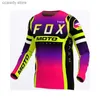 Męskie motocyklowe tee Motocross T-shirts Długa bluza enduro dh Thro Motocross Jersey Racing BMX Cycling Jerseyh24123