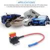 2024 12Pack 12V Automotive Ytterligare krets säkringsutbrott ATOATC ATM APM 4 TYPER Säkring Holder Säkring BREAKOUT ELEKTRISKA